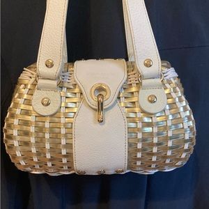 Rare Kate Spade small basket weave bag